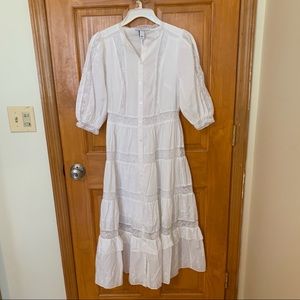 NWT LoveShackFancy Phoebe Button-up Dress